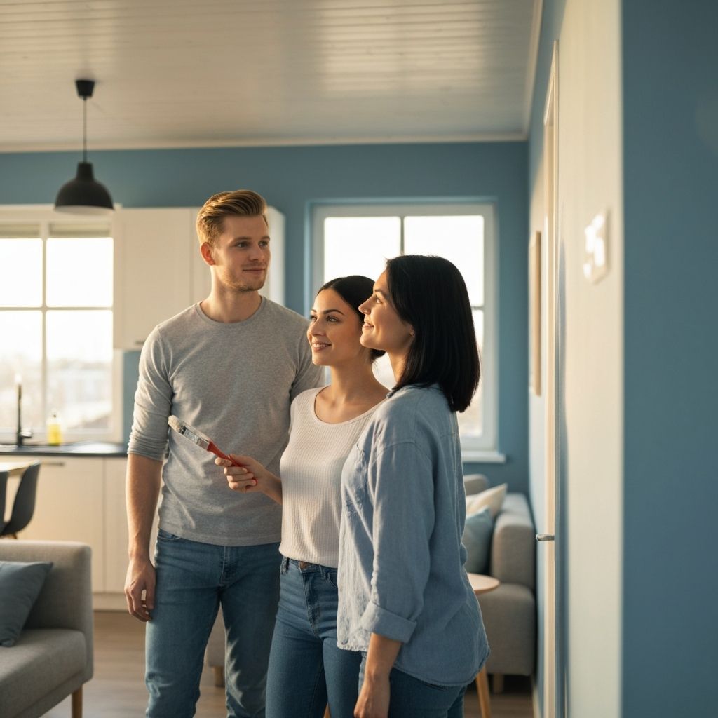 Couple improving their home